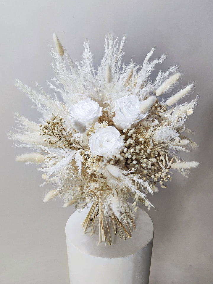 Ramo Blanc - Flores Secas y Preservadas