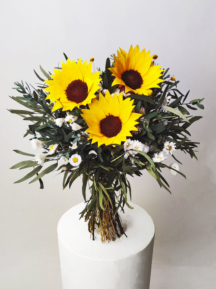 Ramo Girasol - Flores Secas y Preservadas
