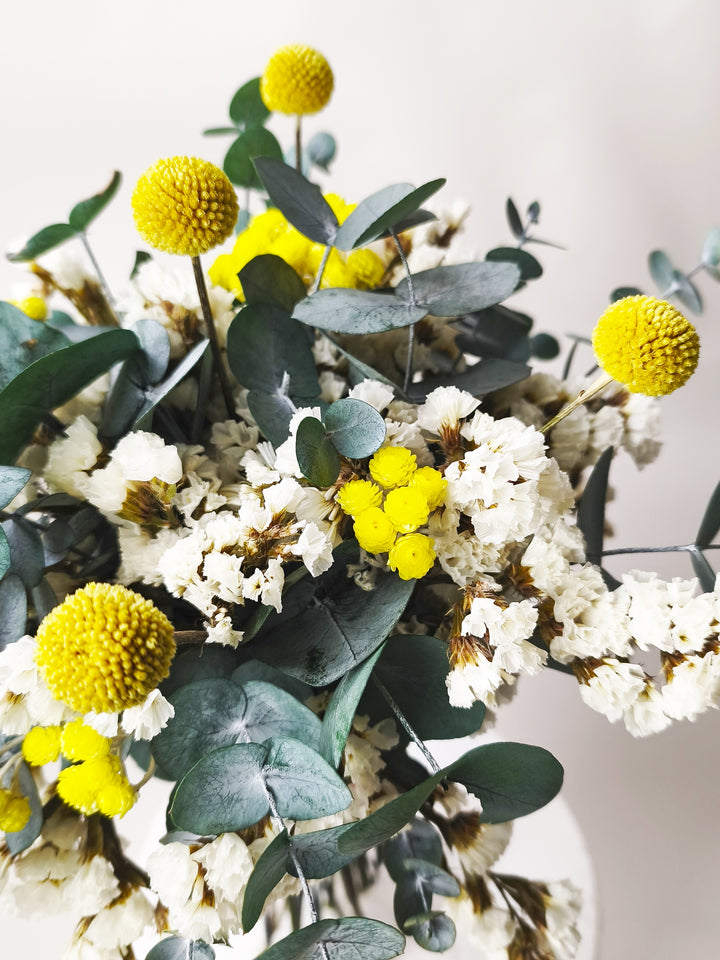 Bouquet Pôr do Sol - Flores Secas e Conservadas