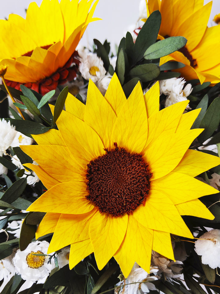 Ramo Girasol - Flores Secas y Preservadas