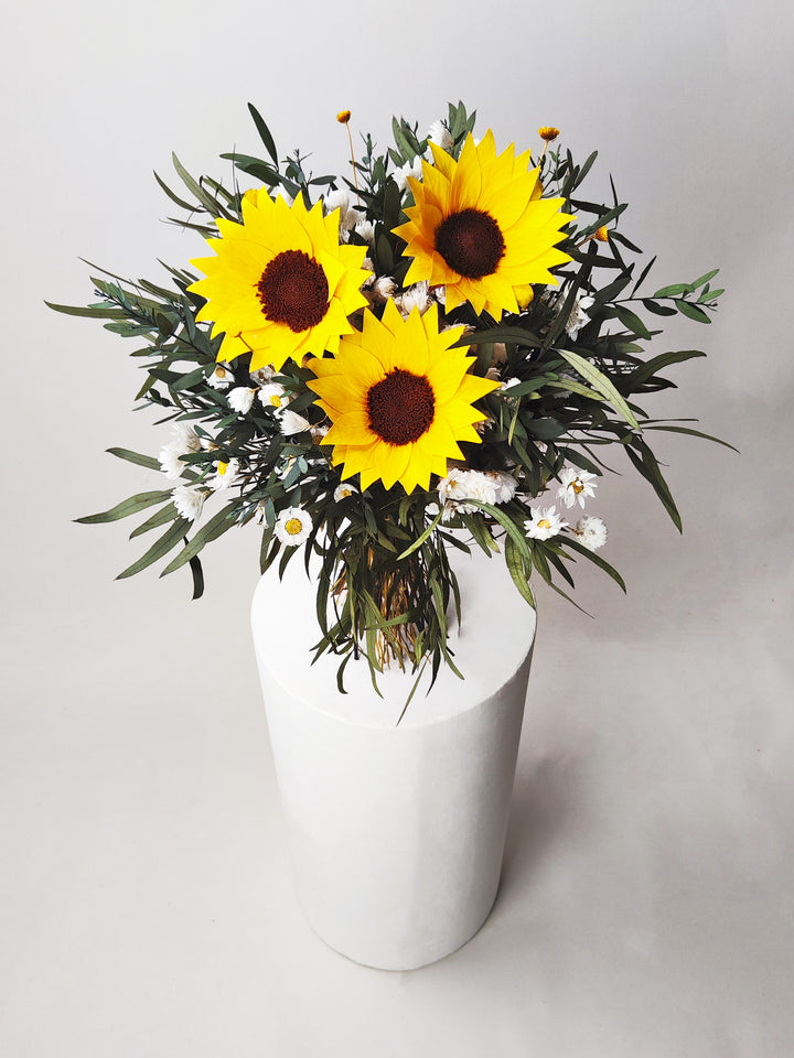 Ramo Girasol - Flores Secas y Preservadas