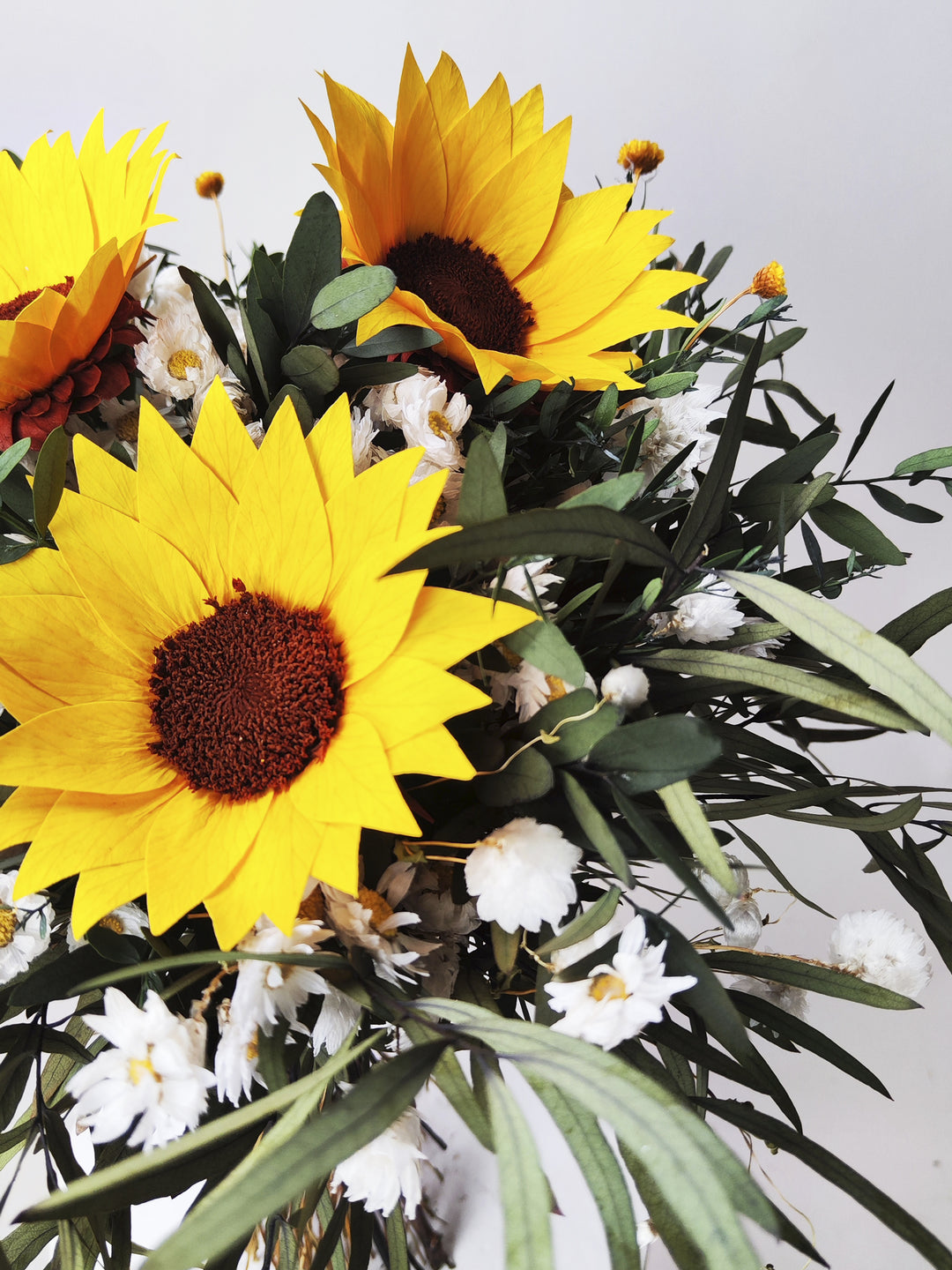 Ramo Girasol - Flores Secas y Preservadas