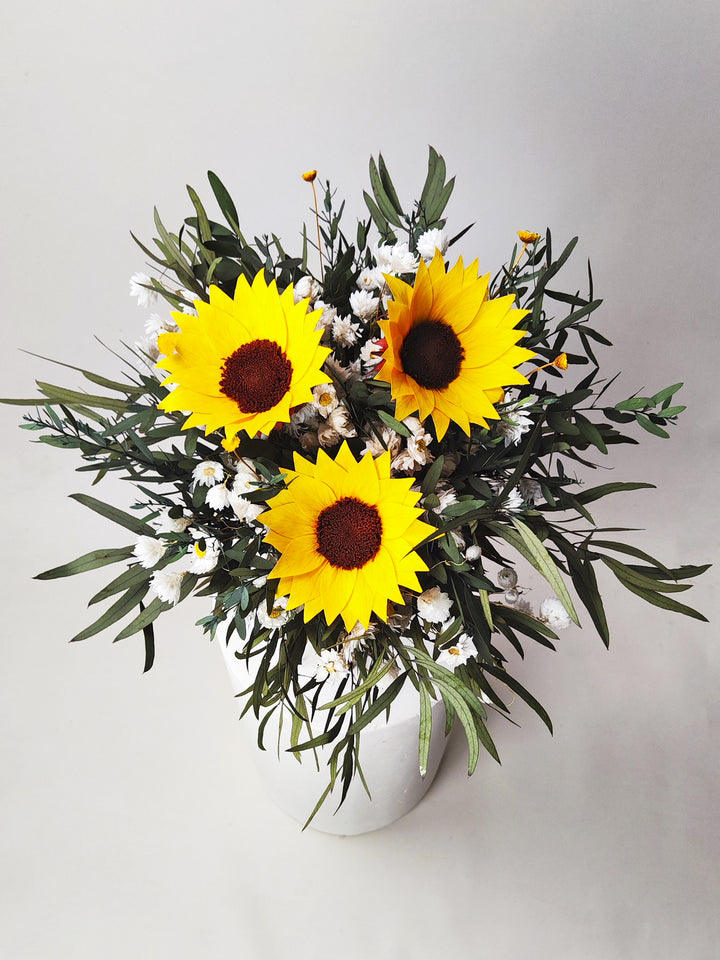Ramo Girasol - Flores Secas y Preservadas