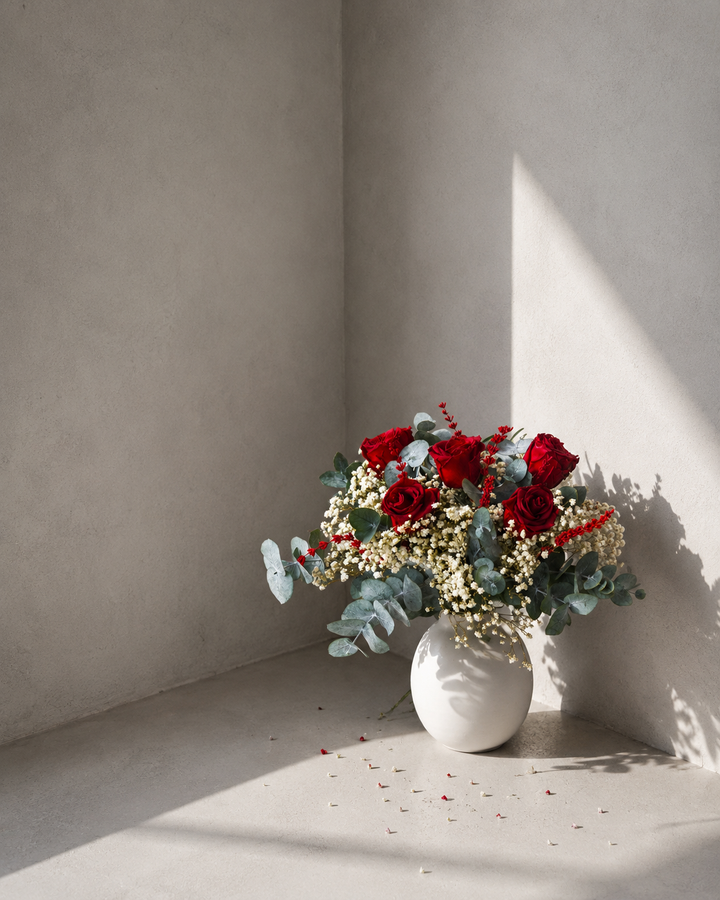 Ramo Rosas Eternas - Flores Secas y Preservadas