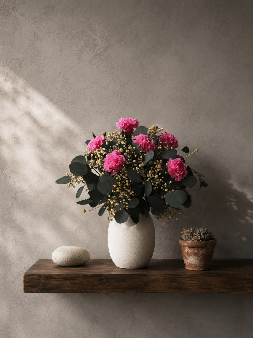Ramo Claveles Eternas - Flores Secas y Preservadas