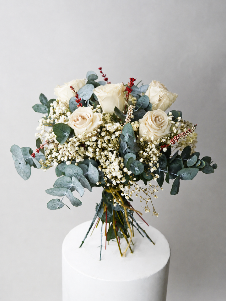 Eternal Roses Bouquet - Dried and Preserved Flowers