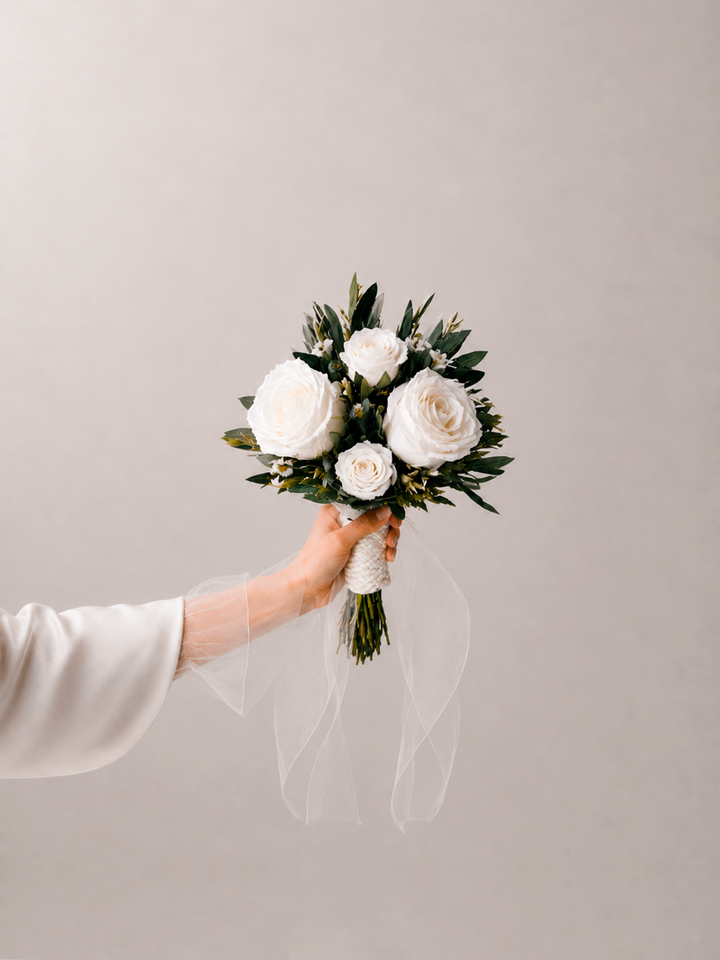 Eternal Roses Bouquet - Dried and Preserved Flowers