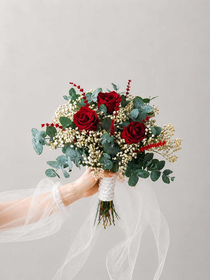 Eternal Roses Bouquet - Dried and Preserved Flowers