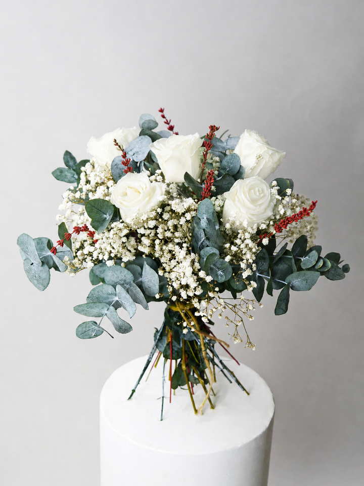 Eternal Roses Bouquet - Dried and Preserved Flowers